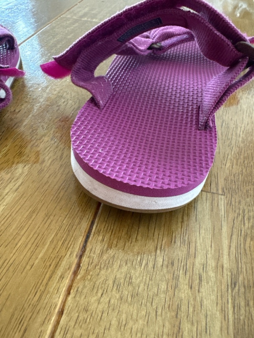 Teva Magenta Sport Sandals | Adjustable Straps | Comfy Summer Slides - Picture 4 of 7